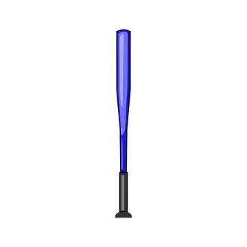Graphic bat baseball cartoon vector illustration Illustration