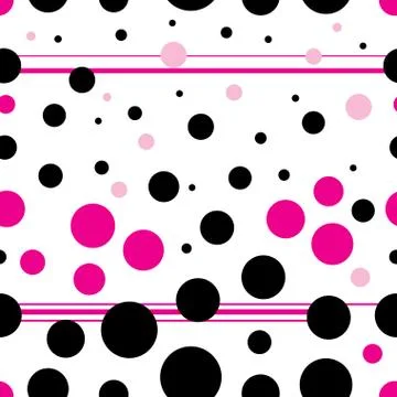 Graphic beautiful seamless vector pattern of circles Illustrazione stock