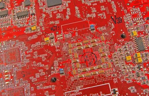 Graphic card, chip Stock Photos