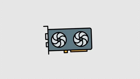 Graphic Card Stock Footage 290896806