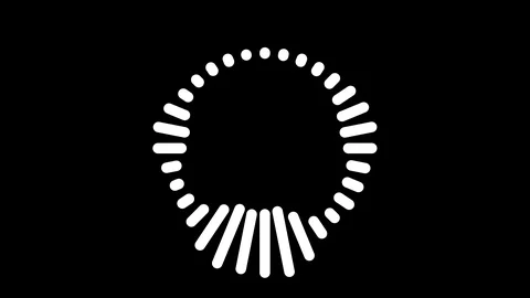 Graphic circular loop. Stock Footage 124401870