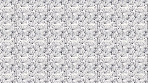 Graphic dandelions seamless loop Stock Footage 285059552