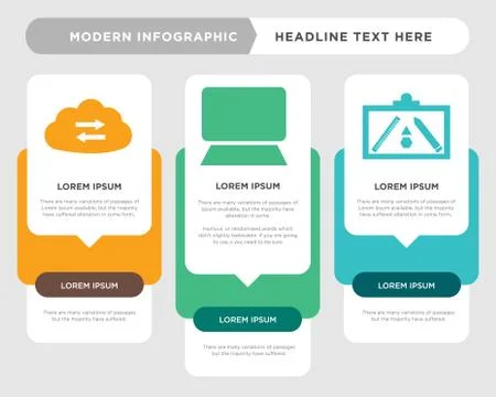 Graphic de, Advertising, Cloud computing infographic Stock Illustration