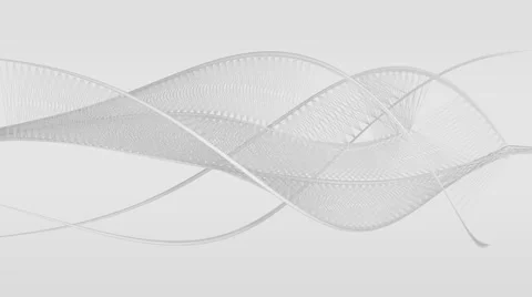 Graphic design - abstract waves in flowing motion (FULL HD) Stockbeeldmateriaal 62641013