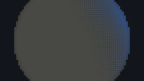 Graphic design with circular patterns and gradient colors Stock Footage 340211762