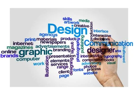 Graphic design concept background Stock Photos