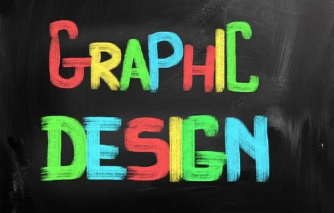 Graphic Design Concept Stock Illustration