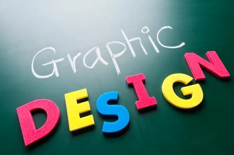 Graphic design concept Stockfoto's