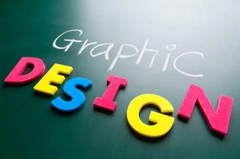 Graphic design concept Fotos Stock
