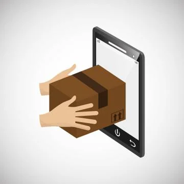 Graphic design of delivery , editable vecctor Stock Illustration