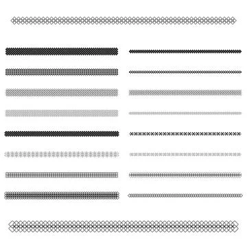 Graphic design elements - divider line set イラスト素材