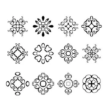 Graphic design elements Stock Illustration