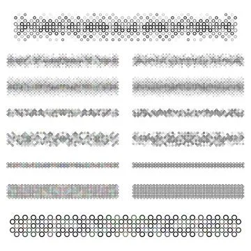 Graphic design elements - line set Illustrazione stock