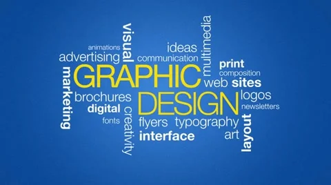 Graphic Design Stock Footage 12573816
