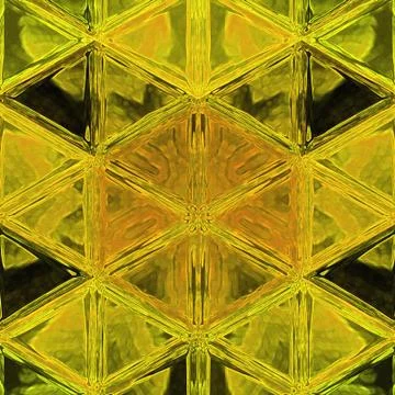 Graphic design geometric shape. Modern triangular illustration in dirty yello Illustrazione stock