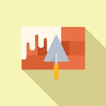 Graphic design icon with paint elements Stock Illustration