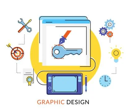 Graphic design Stock Illustration
