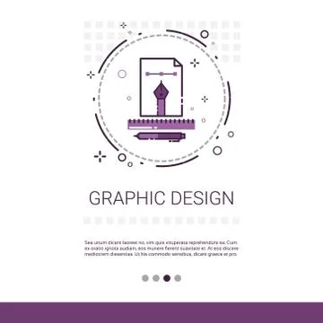 Graphic Design Illustration Development Computer Programming Technology Banner Stock Illustration
