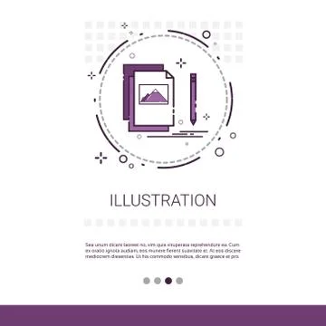 Graphic Design Illustration Development Computer Programming Technology Banner Stock Illustration
