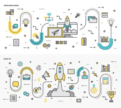 Graphic Design Illustration Pack Stock Illustration