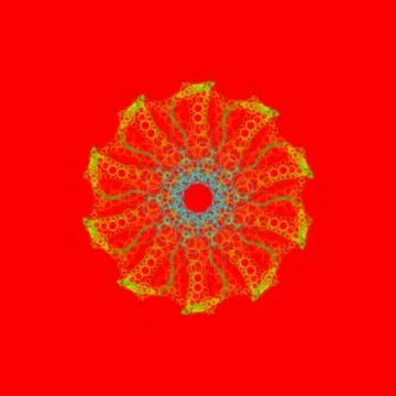 Graphic design pattern with various colors and shades Stock Illustration