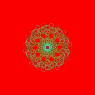 Graphic design pattern with various colors and shades Stock Illustration