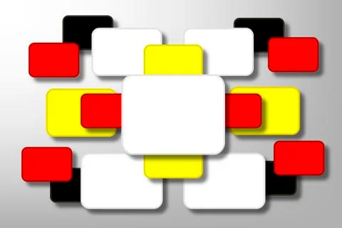 Graphic design with rectangles Stock Illustration