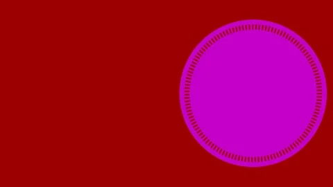 Graphic design on the right side that changes color as it rotates clockwise Stock-Footage 115475027