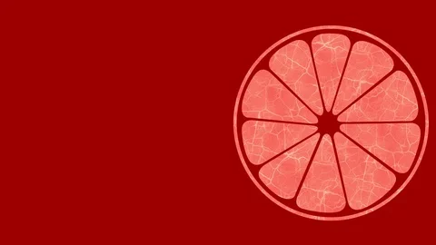 Graphic design on the right side that changes color as it rotates clockwise Stock Footage 115475233