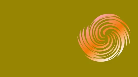 Graphic design on the right side that changes color as it rotates clockwise. Stock Footage 117157480