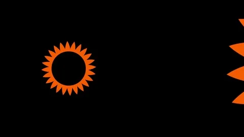 Graphic design that rotates from left to center and then to the right. Stock Footage 117987795