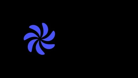 Graphic design that rotates from left to center and then to the right. Video stock 118061399