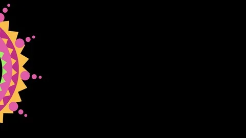 Graphic design that rotates from left to center and then to the right. Vidéo 120588223