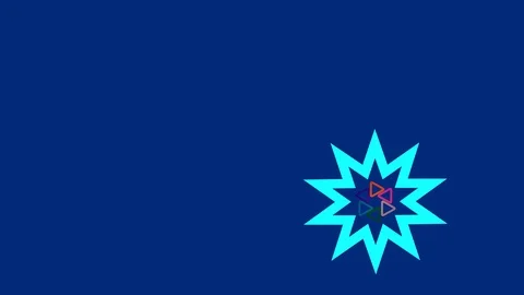 Graphic design that rotates on the lower side from right to left changing color. Video stock 116954967