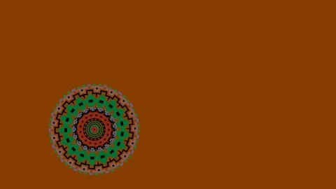 Graphic design that rotates on the lower side from right to left changing color. Video stock 117725174