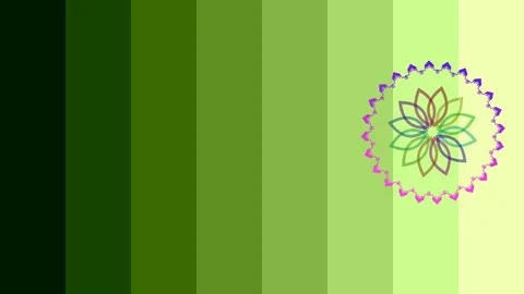 Graphic design that rotates on the right side from top to bottom changing color. Stock-Footage 116609064