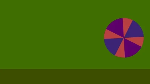 Graphic design that rotates on the right side from top to bottom changing color. Stock Footage 117406425