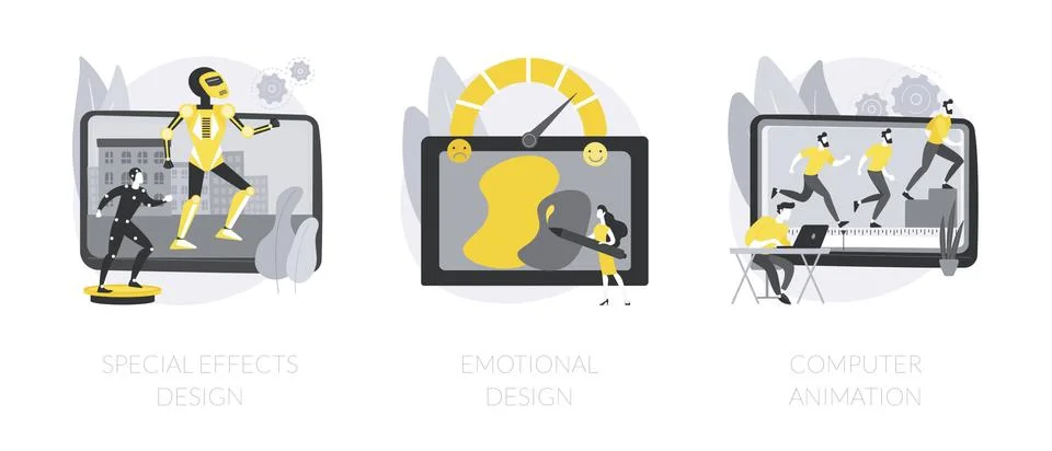 Graphic design studio abstract concept vector illustrations. イラスト素材