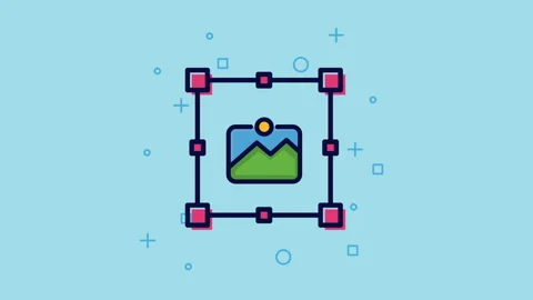 Graphic design studio picture animation Stock Footage 201900949
