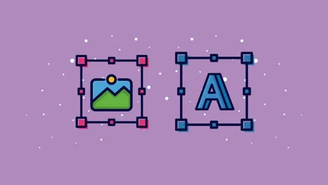 Graphic design studio picture animation Stock Footage 201901627