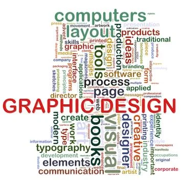 Graphic design tags Stock Illustration