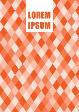 Graphic design template with geometric background. イラスト素材