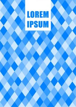 Graphic design template with geometric background. イラスト素材