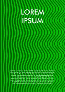 Graphic design template with geometric background. Stock Illustration