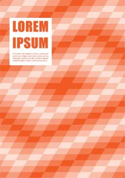 Graphic design template with geometric background. Stock Illustration