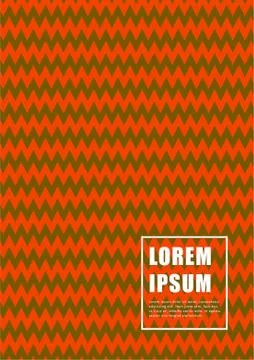 Graphic design template with geometric background. Stock Illustration