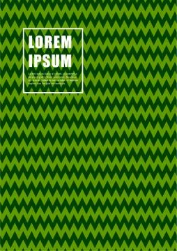 Graphic design template with geometric background. Stock Illustration