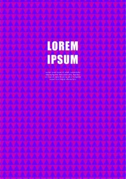 Graphic design template with geometric background. Stock Illustration