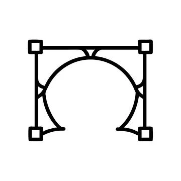 Graphic Design Vector Point Stock Illustration