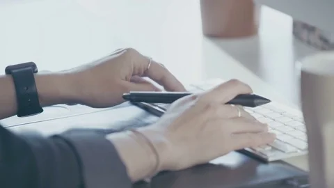 Graphic Designer Stock Footage 76386100